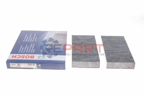 Фільтр салону Honda Civic 00-06/CR-V 01-12 (вугільний) (к-кт 2 шт.) Bosch 1987435549
