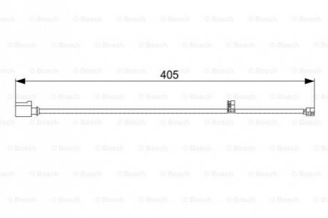 Датчик зносу гальмівних колодок BOSCH 1987473025