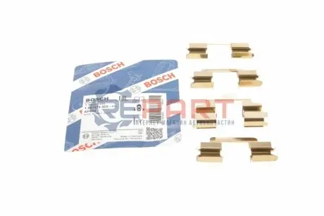 Планка супорта (заднього) прижимна (к-кт) VW T5/T6 03- BOSCH 1987474402 Купити в Україні