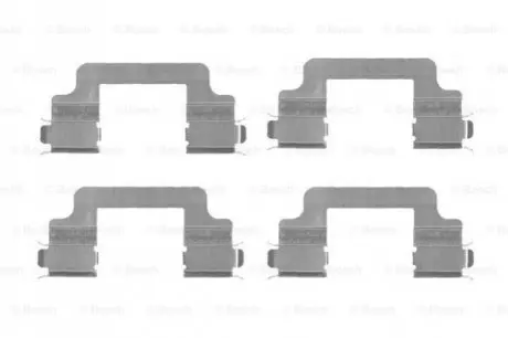 Монтажний набір гальмівних колодок LAND ROVER DISCOVERY I, DISCOVERY III, DISCOVERY IV, RANGE ROVER SPORT I 2.0-5.0 06.89-12.18 Bosch 1987474455 Купити в Україні