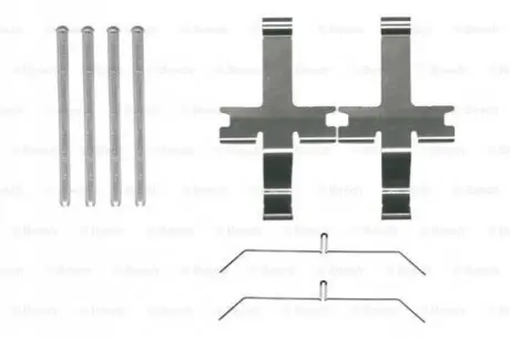 Монтажний набір гальмівних колодок TOYOTA 4 RUNNER III, HILUX VII, LAND CRUISER, LAND CRUISER 80, LAND CRUISER 90, YARIS 1.8-4.2D 01.90 Bosch 1987474485 Купити в Україні