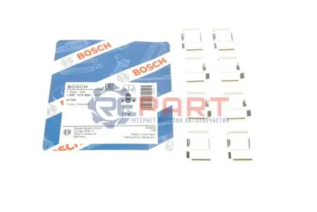 Монтажний набір гальмівних колодок MITSUBISHI PAJERO IV TOYOTA LAND CRUISER 90 3.0-3.8 03.96 Bosch 1987474605 Купити в Україні