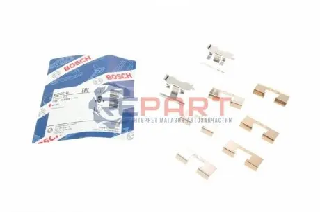 Монтажний набір гальмівних колодок HONDA ACCORD III, CIVIC VI, CRX II, CRX III ROVER 400, 400 II 1.4-2.0D 11.85-02.01 Bosch 1987474608 Купити в Україні