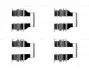 Фото Монтажний набір гальмівних колодок MITSUBISHI ECLIPSE II, GALANT VII, GALANT VIII, PAJERO PININ I, SPACE, SPACE RUNNER 1.8-2.5 10.91-06.07 Bosch (1987474617) зображення 1