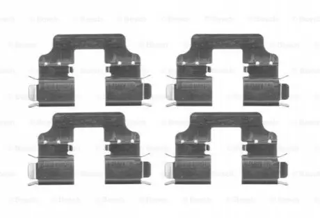 Монтажний набір гальмівних колодок HONDA CIVIC IX, CIVIC VIII, CR-V III, CR-V IV 1.4-2.4 09.05-12.18 Bosch 1987474722 Купити в Україні