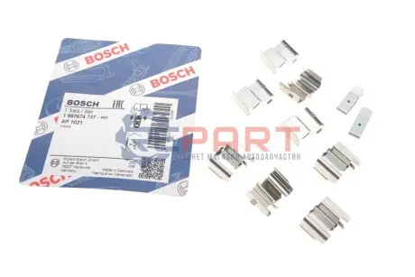 Монтажний набір гальмівних колодок MAZDA CX-7, CX-9, MPV II 2.0-3.7 09.99 Bosch 1987474737 Купити в Україні