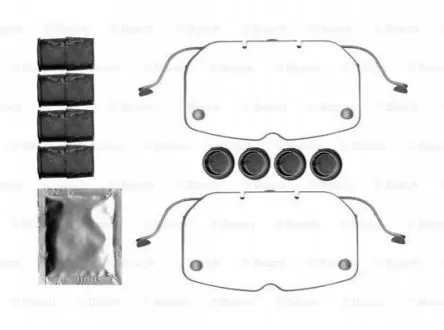 Монтажний набір гальмівних колодок BMW X5 (E70), X6 (E71, E72) 3.0-4.8 10.06-07.14 Bosch 1987474740 Купити в Україні