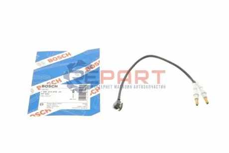 Датчик зносу гальмівних колодок передн PEUGEOT 605 2.0-3.0 06.89-09.99 Bosch 1 987 474 975 Купити в Україні