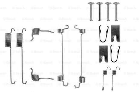 Монтажный набор тормозных колодок - (1086921, 1006004, 95AB2A225AA) BOSCH 1987475221