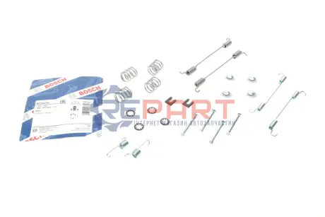Монтажний набір гальмівної колодки CITROEN ZX NISSAN KUBISTAR, TERRANO PEUGEOT 306, 405 II 1.1-2.0 03.91 Bosch 1987475253 Купити в Україні