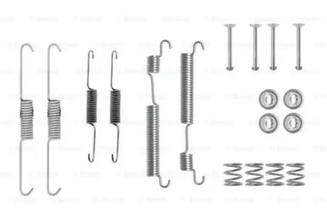 Монтажний набір гальмівної колодки HYUNDAI ACCENT, ACCENT I, PONY, PONY / EXCEL, S 1.3/1.5 10.85-01.00 Bosch 1987475260 Купити в Україні
