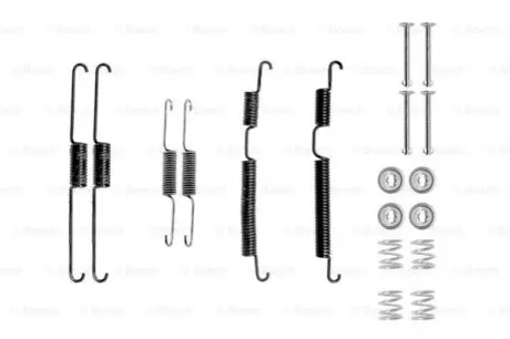 Монтажний набір гальмівної колодки HYUNDAI COUPE I, ELANTRA III, LANTRA I, LANTRA II 1.5-2.0D 10.90-07.06 Bosch 1987475288 Купити в Україні
