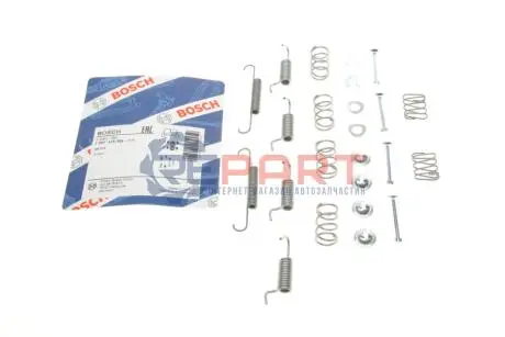 Монтажний набір гальмівної колодки MITSUBISHI GALANT IX SUBARU FORESTER, IMPREZA, LEGACY II, LEGACY III, LEGACY OUTBACK, OUTBACK 1.5-3.8 08.92 Bosch 1 987 475 369 Купити в Україні