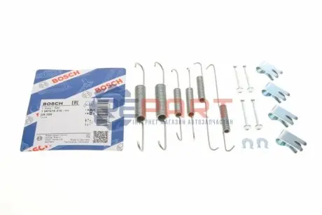 Монтажний набір гальмівної колодки TOYOTA FORTUNER, HILUX VII, HILUX VIII 2.4D-3.0D 06.04 Bosch 1 987 475 410 Купити в Україні