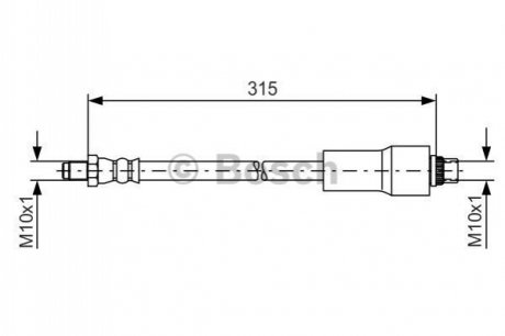 Тормозной шланг BOSCH 1987476432
