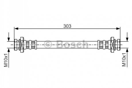 Тормозной шланг BOSCH 1987476436 (фото 1)