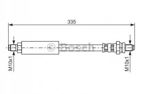 Фото Гальмівний шланг BOSCH (1987476627) зображення 1