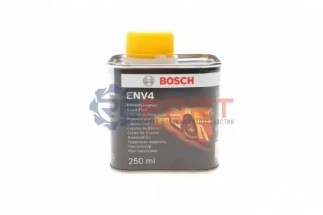 Рідина гальмівна DOT4 (0.25L) ENV4 (металева каністра) (знята з постачаня) Bosch 1 987 479 200 Купити в Україні