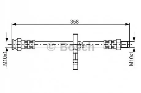 Фото Тормозной шланг BOSCH (1987481019) изображение 1