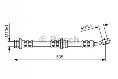 Гальмівний шланг BOSCH 1987481025 Купити в Україні