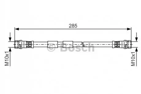 BOSCH Шланг тормозов. задний FORD B-max Bosch 1987481522 Купить в Украине