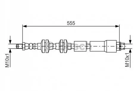 PRZEWD ТОРМОЗНОЙ GITKI BMW X1 E84 09-15 ОТ Bosch 1 987 481 569 Купить в Украине