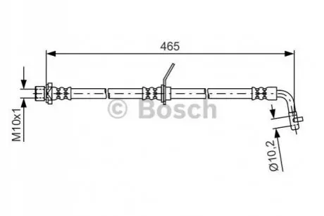 Гальмівний шланг Bosch 1987481613 Купити в Україні