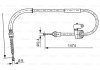 Трос ручного тормоза BOSCH 1987482229 (фото 1)