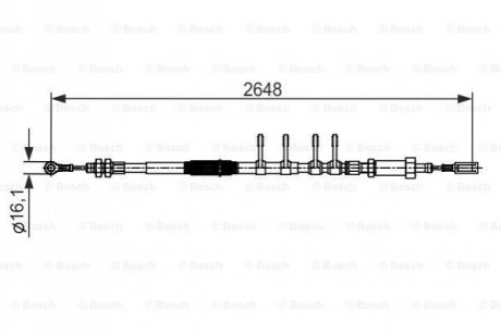 Автозапчастина BOSCH 1987482596