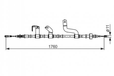 Автозапчастина BOSCH 1987482842 (фото 1)