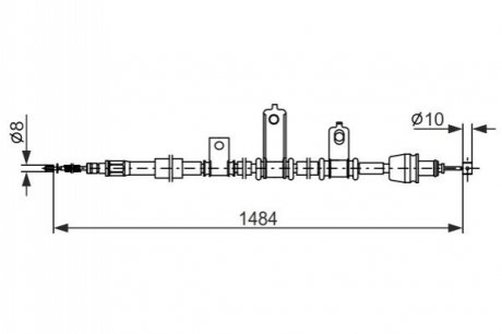 LINKA HAM. RCZ. KIA T. PICANTO 1,0-1,1 07-11 LE BOSCH 1 987 482 920