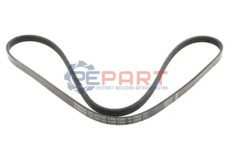 Поліклиновий ремінь (4PK1325) LAND ROVER DEFENDER, DISCOVERY I 2.5D 10.89-12.98 Bosch 1987946090 Купити в Україні