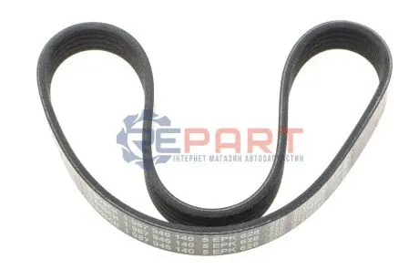 Ремінь генератора Ford Mondeo IV 2.5 07-15/Volvo S60 II/S80II/V60 I/V70 III/XC60 I/XC70 II 07-16 BOSCH 1987946140 Купити в Україні