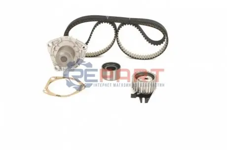 Комплект ГРМ (ремінь + ролик + водяний насос) ALFA ROMEO 147, 159, 166, BRERA, SPIDER FIAT CROMA, DUCATO, FREEMONT JEEP RENEGADE LANCIA THESIS OPEL INSIGNIA A 1.9D/2.0D/2.4D 09.04 Bosch 1987946458