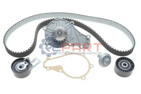 Комплект ГРМ (ремінь + ролик + водяний насос) CITROEN C3 II, DS3 FORD FIESTA V, FIESTA VI, KUGA II MAZDA 2 PEUGEOT 2008 I, 206+, 207, 208, 208 I 1.4D/1.5 11.01 Bosch 1987946947 Купити в Україні