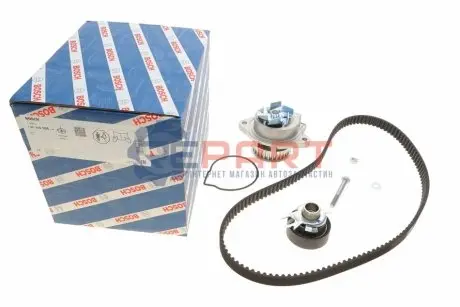 Комплект ГРМ (ремінь + ролик + водяний насос) SEAT AROSA, CORDOBA, IBIZA II, INCA VW CADDY II, GOLF III, LUPO I, POLO, POLO III, POLO III CLASSIC 1.0/1.4/1.7D 10.91-07.05 Bosch 1 987 946 996