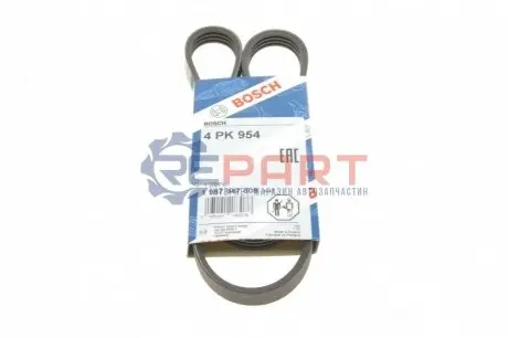 Поліклиновий ремінь (4PK954) CHEVROLET MATIZ, SPARK CITROEN BX DAEWOO MATIZ HYUNDAI S MAZDA DEMIO MITSUBISHI GALANT VII, PAJERO II PEUGEOT 205 I, 205 II, 305, 305 II, 309 I 1.0-3.0 10.82 Bosch 1 987 947 808 Купити в Україні