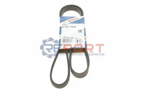 Ремень п-клиновый 5PK1330 Bosch 1987947838 Купить в Украине