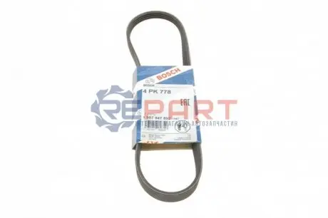Ремень п-клиновый 4PK778 Bosch 1987947892 Купить в Украине
