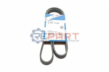 Ремень п-клиновый 5PK1125 Bosch 1987947927 Купить в Украине