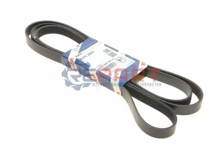 Поліклиновий ремінь (6PK2604) JEEP CHEROKEE, COMANCHE, GRAND CHEROKEE II 2.7D/4.0 10.86-09.05 Bosch 1987948335 Купити в Україні