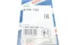 Фото Поліклиновий ремінь (6PK730) CITROEN BERLINGO, C2, C2 ENTERPRISE, C3 I, C3 II, C3 PLURIEL, C4, C4 I, C-ELYSEE, JUMPER I, JUMPY I, XSARA, ZX PEUGEOT 1007, 206, 207, 301, 306, 307 1.0-2.0 03.91 Bosch (1987948428) зображення 6