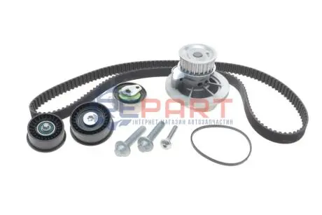 Комплект ГРМ (ремінь + ролик + водяний насос) OPEL ASTRA G, ASTRA G CLASSIC, COMBO, COMBO TOUR, CORSA B, CORSA C, MERIVA A, TIGRA, VECTRA B, VECTRA C, VECTRA C GTS, ZAFIRA A 1.4-1.6CNG 07.94 Bosch 1987948758 Купити в Україні