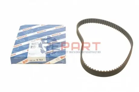 Ремінь ГРМ DAEWOO MATIZ FORD ESCORT V, ESCORT V EXPRESS, ESCORT VI, FIESTA III, ORION III, SIERRA II 0.8/1.4/1.6 01.89-04.03 Bosch 1987948761 Купити в Україні