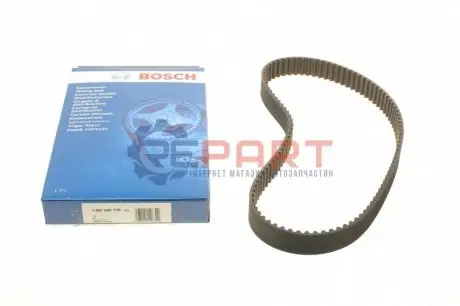Ремінь ГРМ CHERY FENGYUN, QQ3 CHEVROLET MATIZ, SPARK DAEWOO MATIZ, TICO MITSUBISHI COLT V, LANCER VI, MIRAGE V 0.8-1.6 02.95 Bosch 1987948778 Купити в Україні