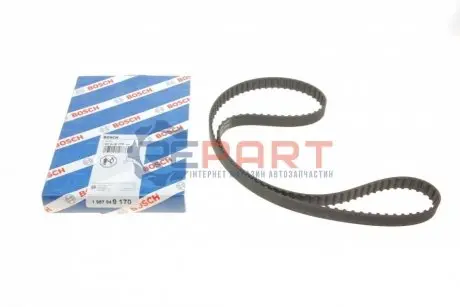 Ремінь ГРМ AUDI 80 B1, A4 B5 SEAT CORDOBA, CORDOBA VARIO, IBIZA II, TOLEDO I VW GOLF III, PASSAT B1, PASSAT B5, POLO, POLO III CLASSIC, VENTO 1.3-1.8 05.73-12.02 Bosch 1987949170 Купити в Україні