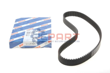 Ремінь ГРМ LAND ROVER FREELANDER I MG ZR, ZS ROVER 200 II, 25 I, 400 II, 45 I 2.0D 05.95-10.06 Bosch 1987949521 Купити в Україні