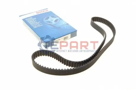 Ремінь ГРМ DACIA DUSTER, LOGAN, LOGAN II, LOGAN MCV, SANDERO LADA LARGUS RENAULT CLIO III, DUSTER, FLUENCE, GRAND SCENIC II, GRAND SCENIC III, KANGOO, KANGOO BE BOP 1.4-1.6LPG 07.00 Bosch 1987949686 Купити в Україні