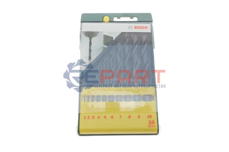 Набір свердл HSS-R Ø1-10 мм 10 од. Bosch 2607019442