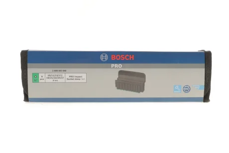 Набор ударных головок PRO 1/2" 10-27 мм 9 ед. Bosch 2608003040